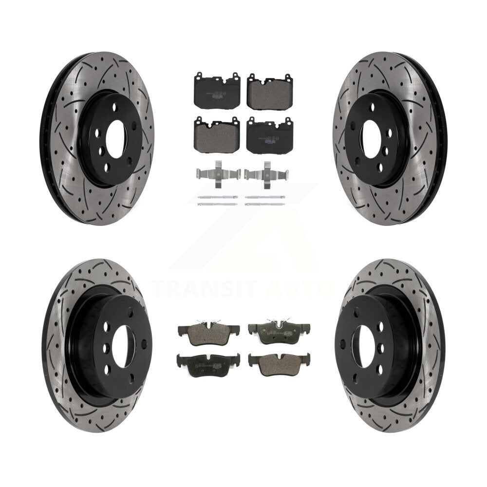 Performance Upgrade Brake Kit For 2017 Mini Cooper Clubman S. With Sport Package KDT-101108 Transit Auto