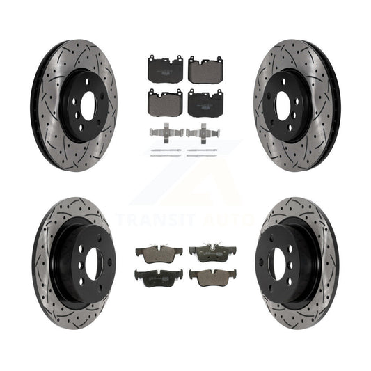 Performance Upgrade Brake Kit For 2017 Mini Cooper Clubman S. With Sport Package KDT-101108 Transit Auto