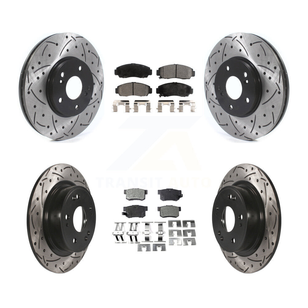 Performance Upgrade Brake Kit For 2007 Honda Accord Hybrid and with 3.0L and FULL HYBRID EV-GAS (FHEV) engine KDT-101109 Transit Auto