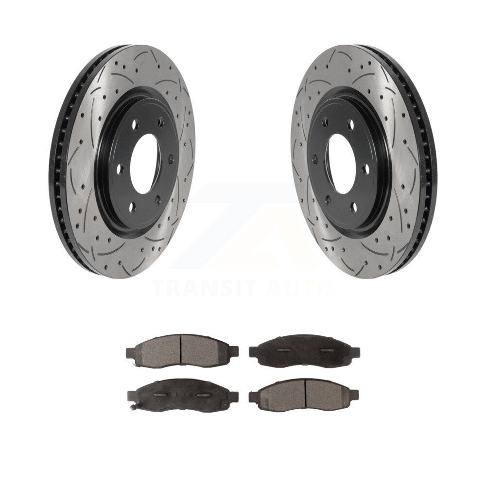 Performance Upgrade Brake Kit For 2007 Nissan TITAN From 04/07 KDT-101129 Transit Auto