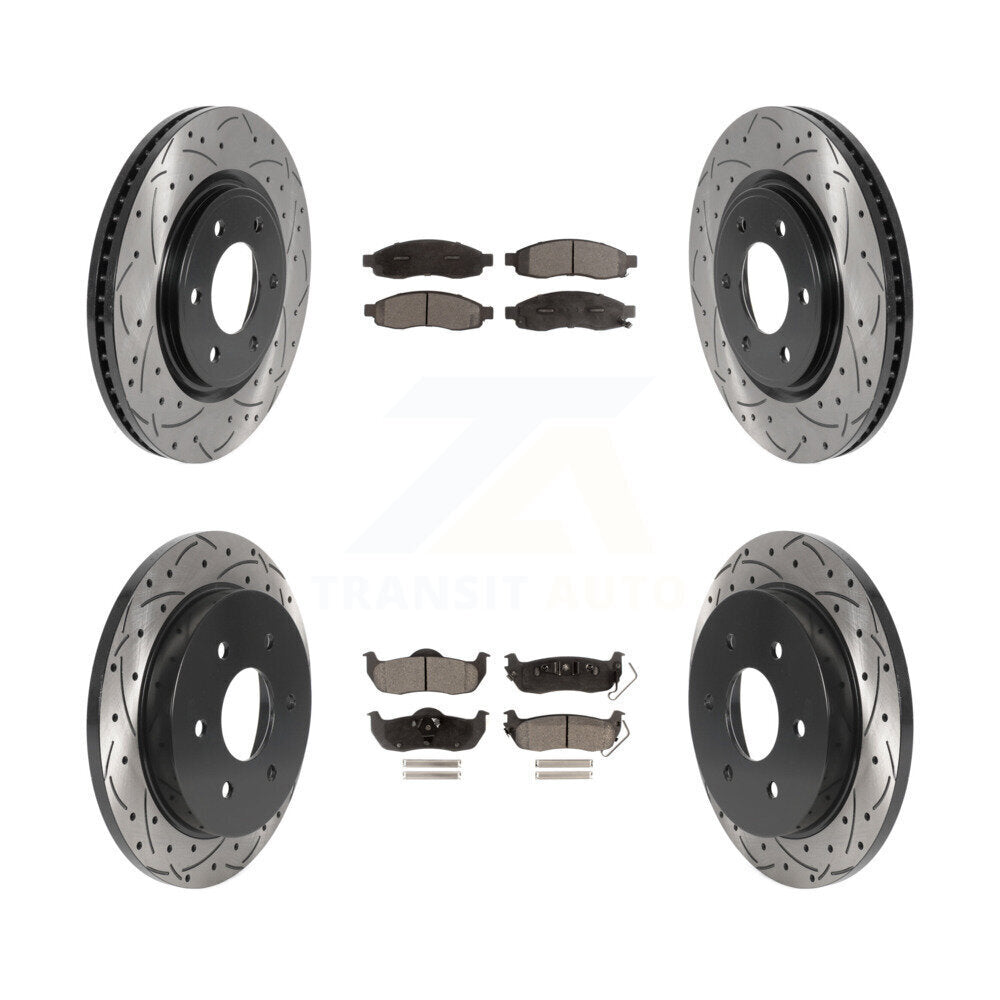 Performance Upgrade Brake Kit For 2007 Nissan TITAN From 04/07 KDT-101129 Transit Auto