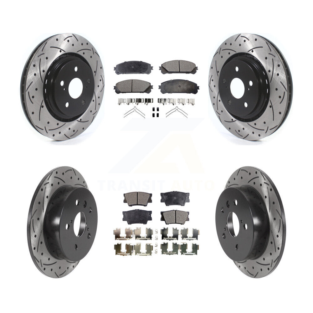 Performance Upgrade Brake Kit For 2022 Toyota Camry TRD. With Manual Parking Brake KDT-101133 Transit Auto