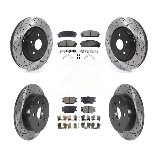Performance Upgrade Brake Kit For 2022 Toyota Camry TRD. With Manual Parking Brake KDT-101133 Transit Auto