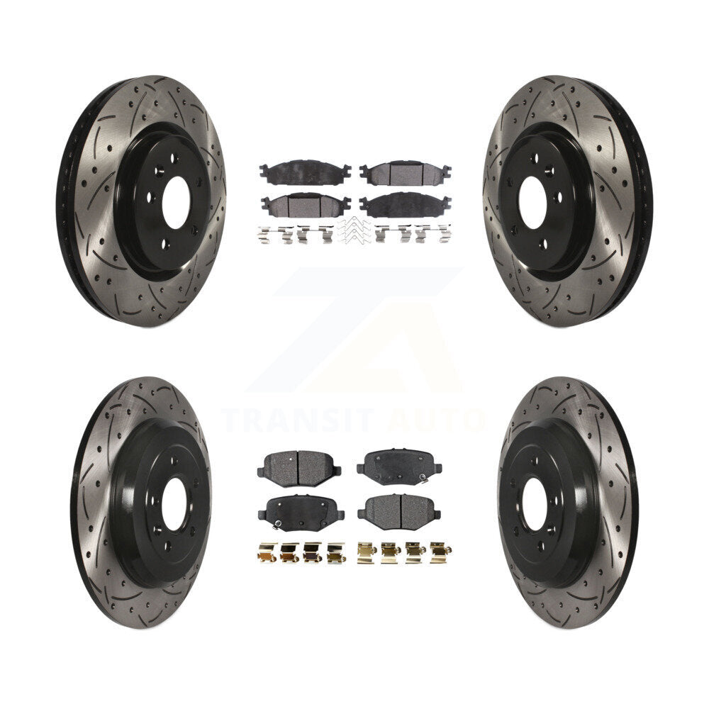 Performance Upgrade Brake Kit For 2015 Ford Explorer Limited/Sport/XLT. Without Heavy Duty Brakes KDT-101179 Transit Auto