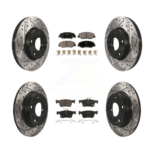 Performance Upgrade Brake Kit For 2024 Honda Civic LX/Sport/EX/Sport Touring/Touring KDT-101184 Transit Auto