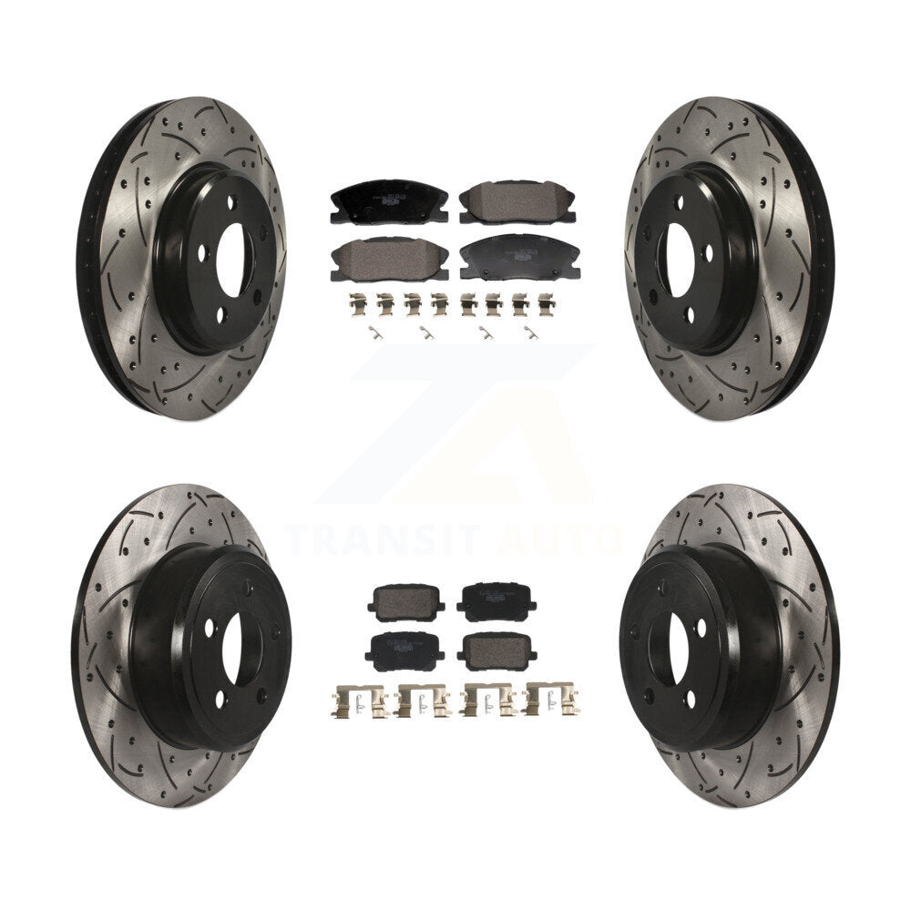Performance Upgrade Brake Kit For 2014 Dodge Charger RWD and with 3.6L. With 370mm Diameter Front Rotor KDT-101214 Transit Auto
