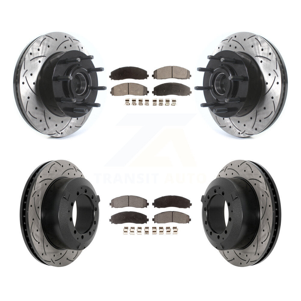 Performance Upgrade Brake Kit For 2015 Ford F-350 Super Duty Cab & Chassis and with RWD. With Single Rear Wheels KDT-101223 Transit Auto