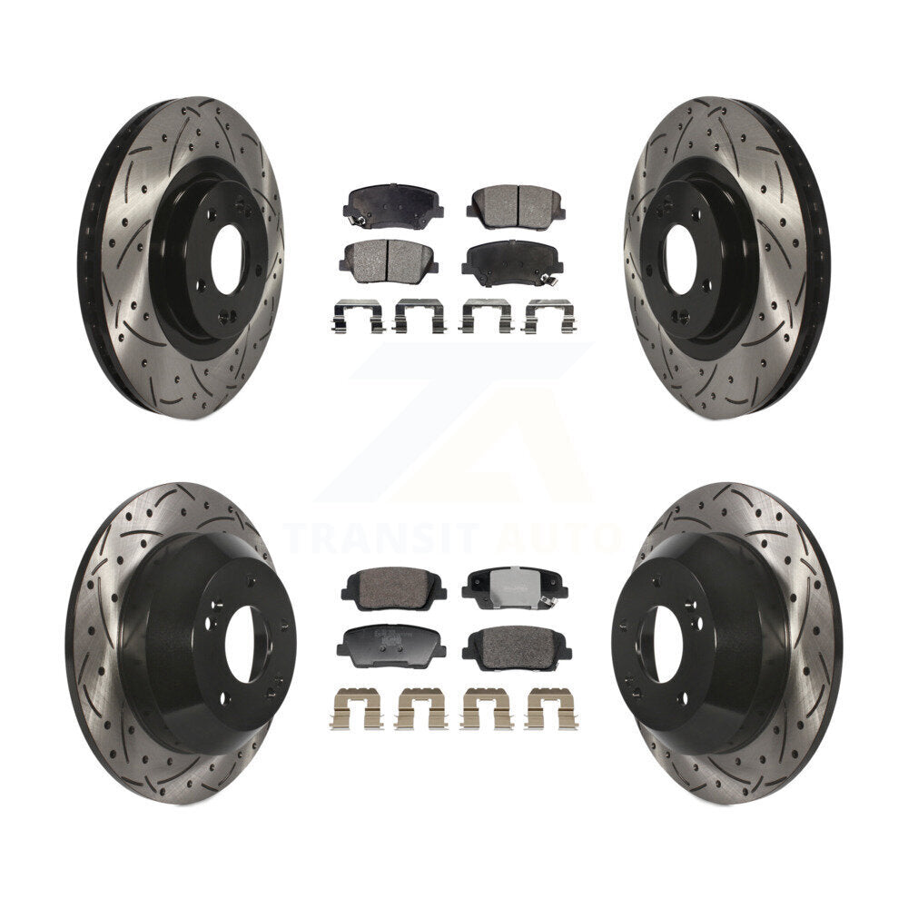 Performance Upgrade Brake Kit For 2015 Kia Sorento With Plain Caliper KDT-101234 Transit Auto