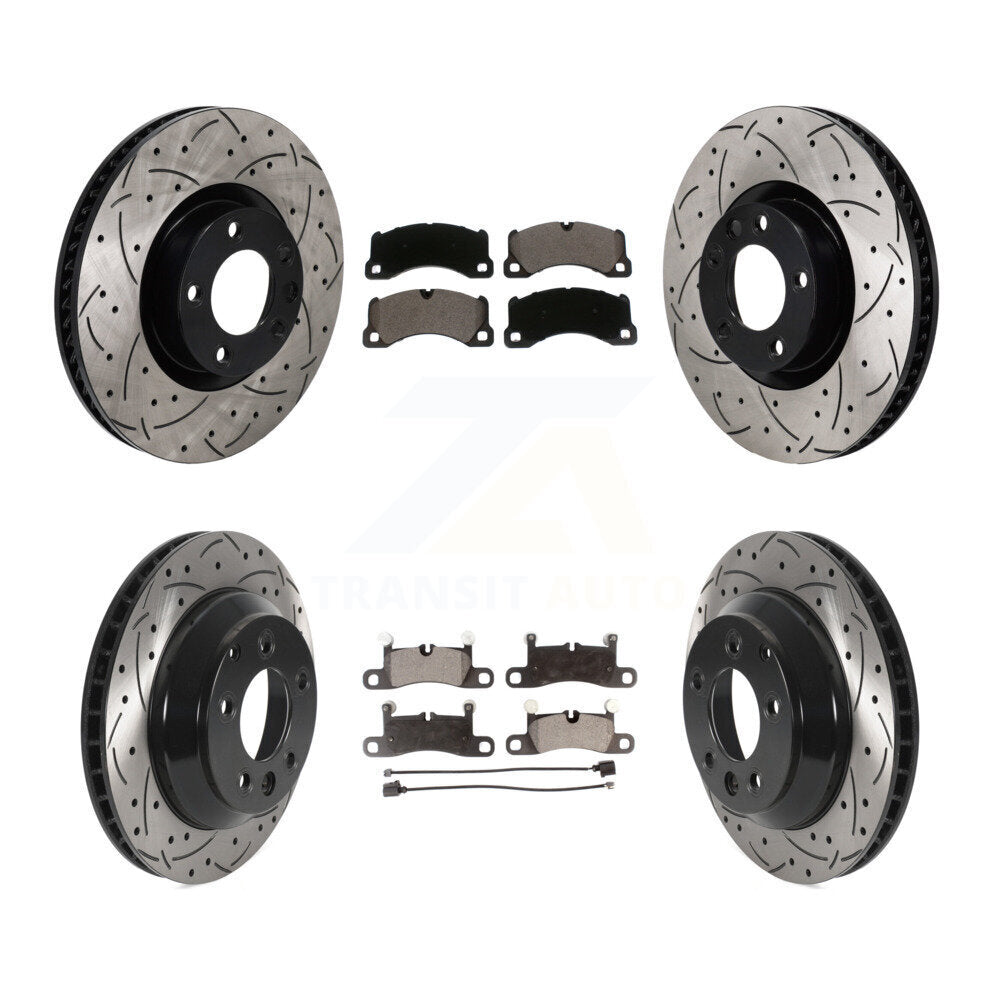 Performance Upgrade Brake Kit For 2013 Porsche Cayenne With 360mm Diameter Front Rotor KDT-101278 Transit Auto