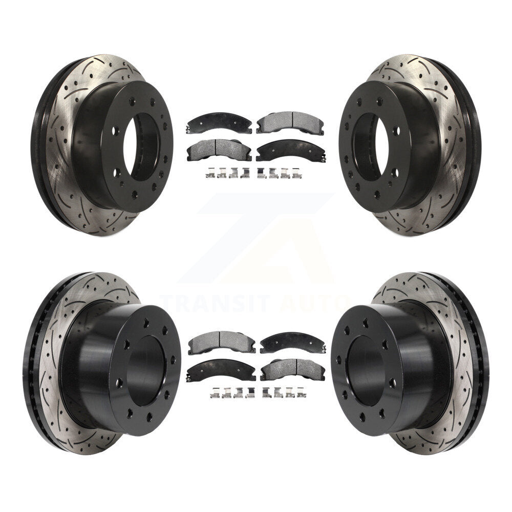 Performance Upgrade Brake Kit For 2014 Chevrolet Silverado 3500 HD With Dual Rear Wheels KDT-101361 Transit Auto