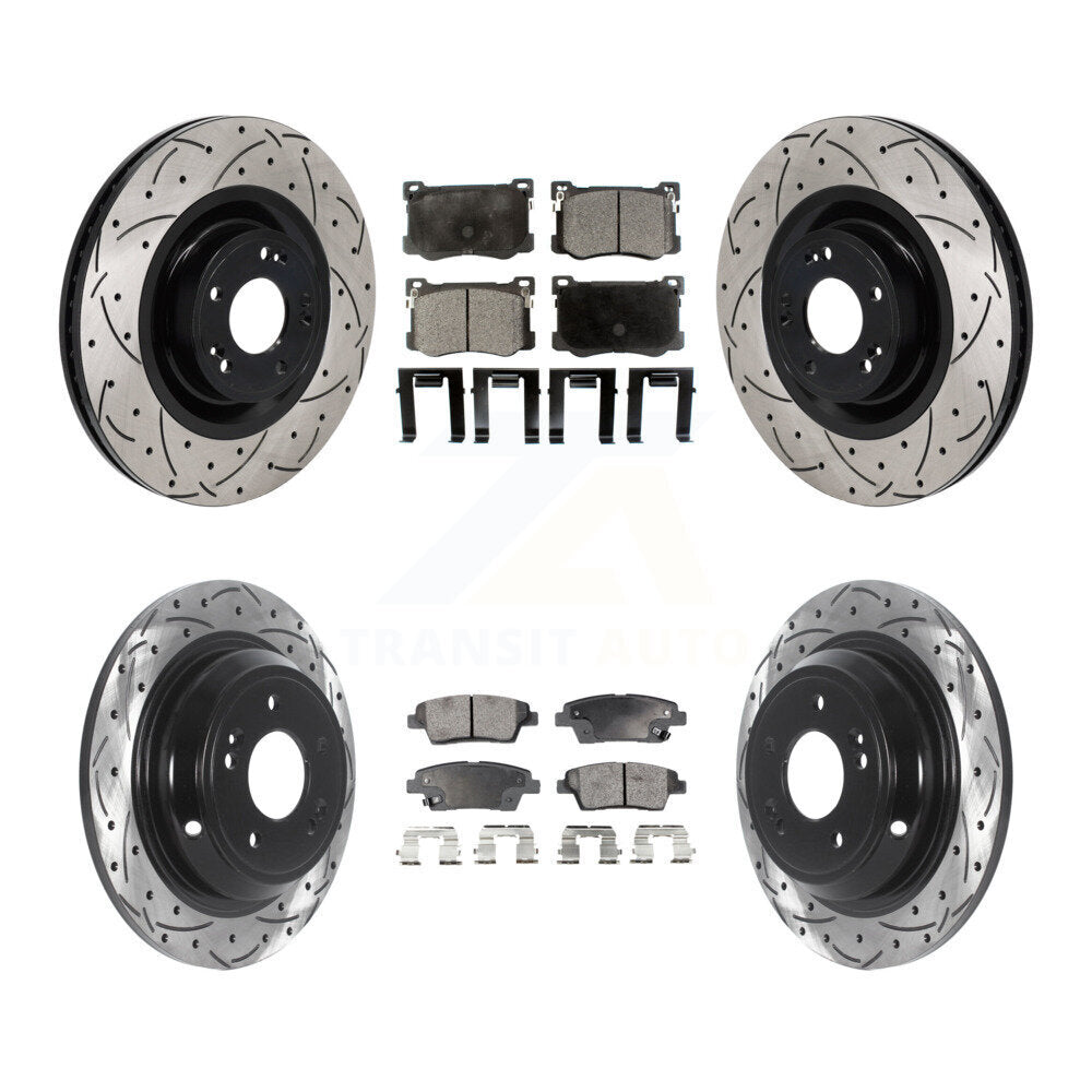 Performance Upgrade Brake Kit For 2015 Hyundai Genesis 5.0L KDT-101380 Transit Auto