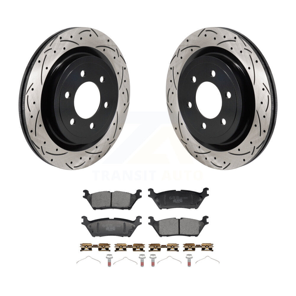 Performance Upgrade Brake Kit For 2025 Ford F-150 With 350mm Diameter Rear Rotor KDT-102158 Transit Auto