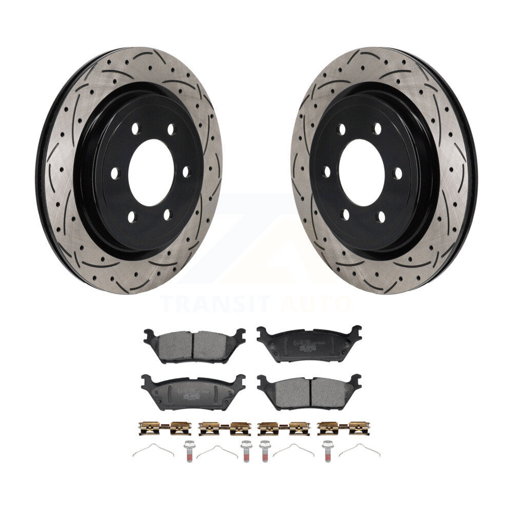 Performance Upgrade Brake Kit For 2025 Ford F-150 With 336mm Diameter Rear Rotor KDT-101375 Transit Auto
