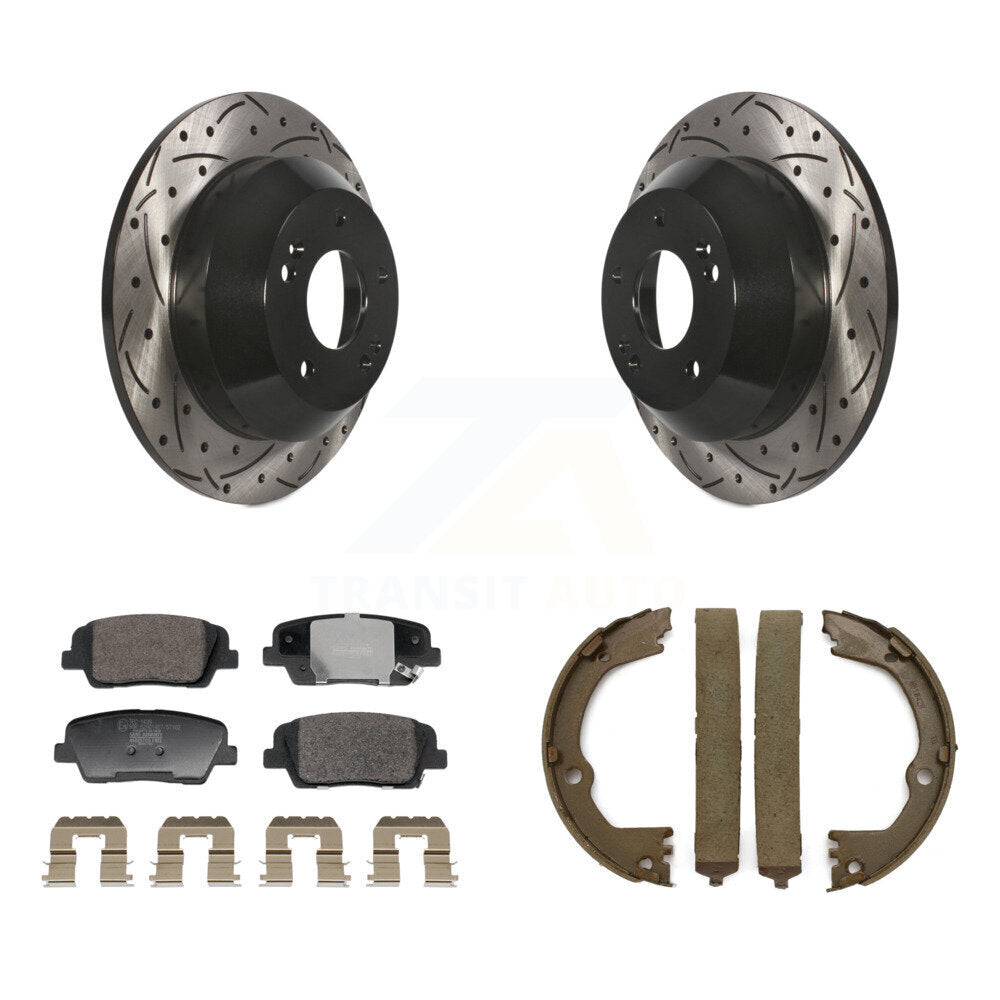 Performance Upgrade Brake Kit For 2014 Hyundai Santa Fe 3.3L KDT-101233 Transit Auto
