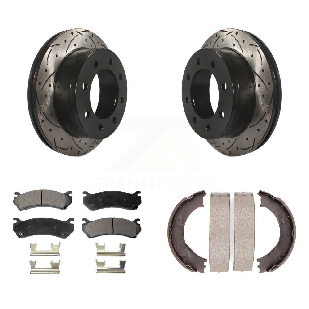 Performance Upgrade Brake Kit For 2007 Chevrolet Silverado 2500 HD KDT-100191 Transit Auto