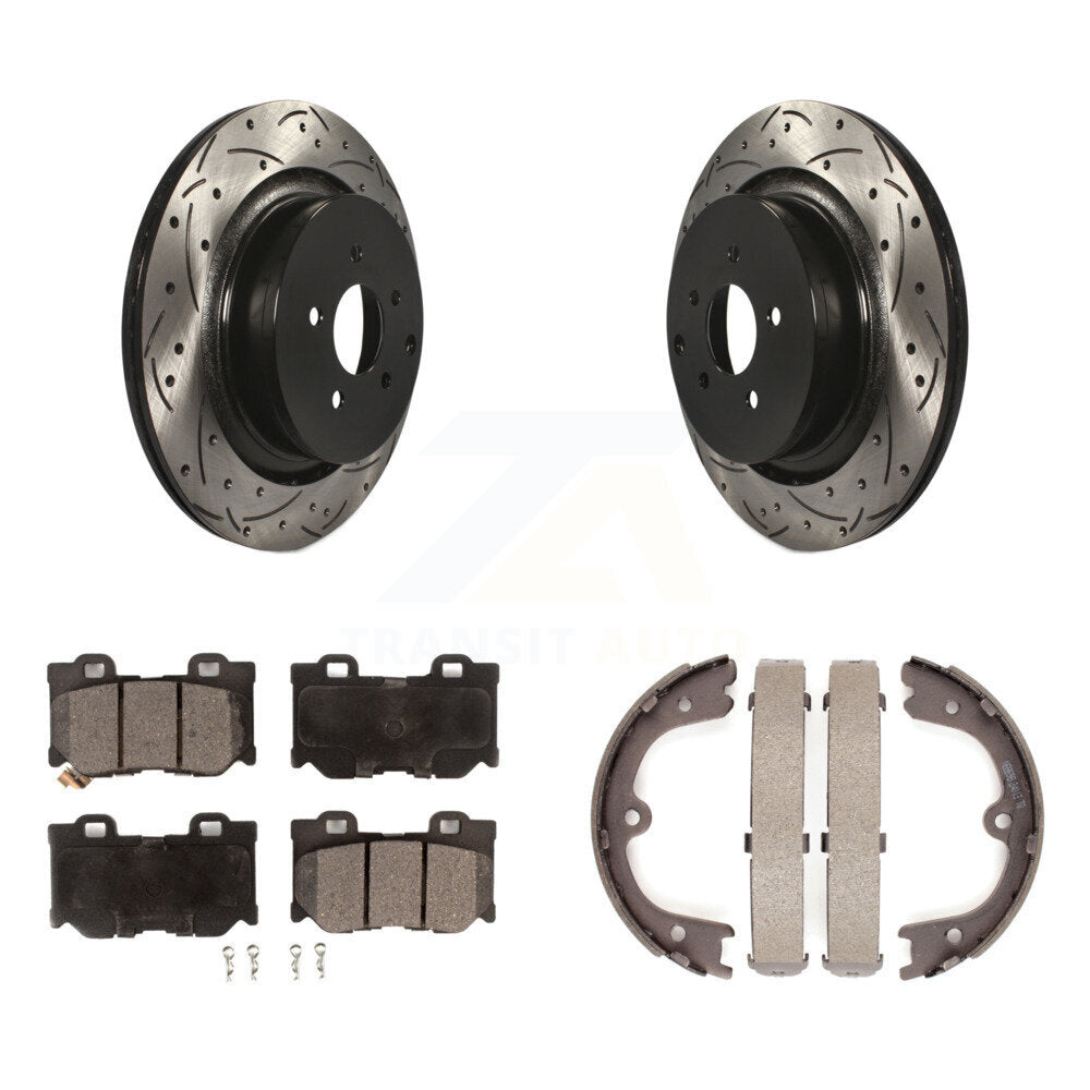 Performance Upgrade Brake Kit For 2014 INFINITI Q70 With Dual Piston Caliper KDT-101885 Transit Auto