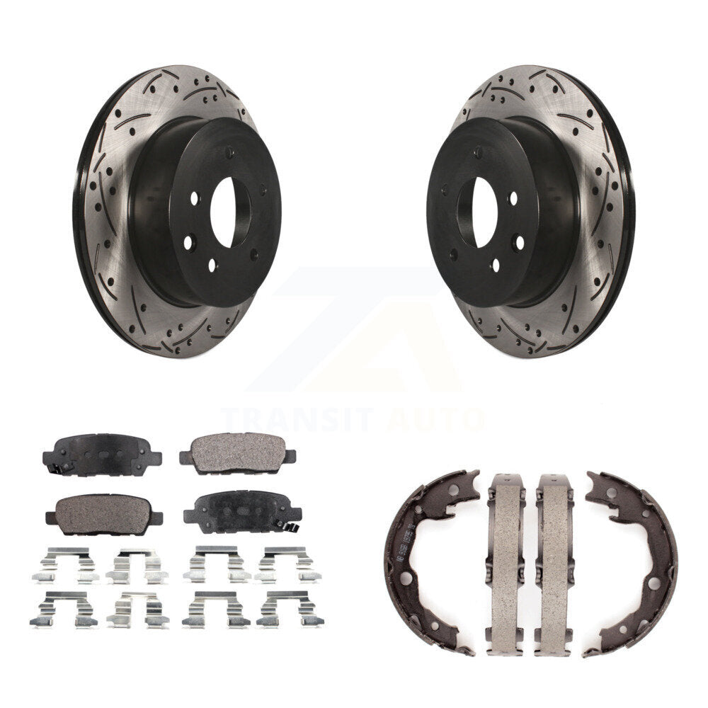 Performance Upgrade Brake Kit For 2008 Nissan Rogue KDT-100344 Transit Auto