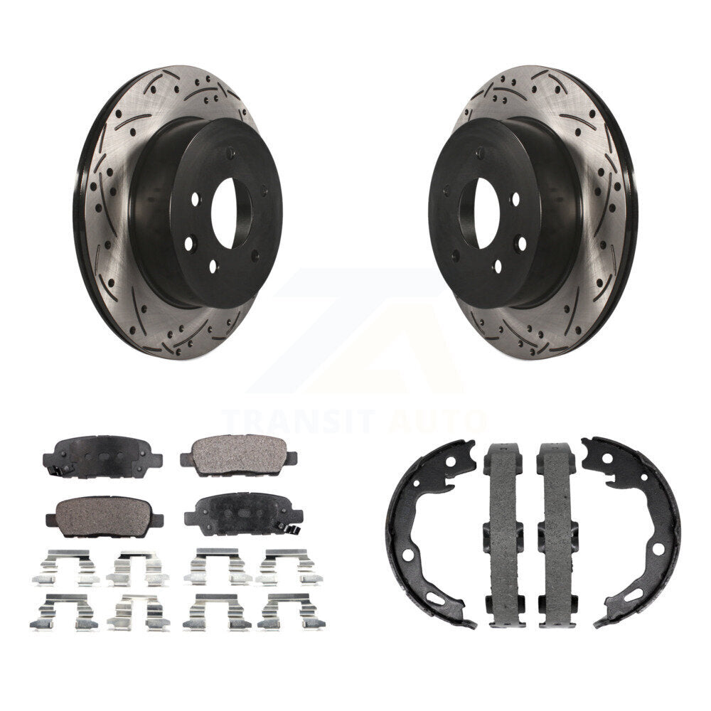 Performance Upgrade Brake Kit For 2014 Nissan Rogue With 3rd Row Seating KDT-100415 Transit Auto