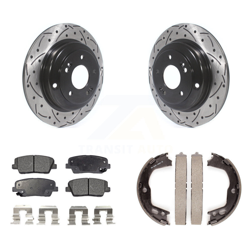 Performance Upgrade Brake Kit For 2013 Hyundai Genesis Coupe With Single Piston Caliper KDT-100364 Transit Auto