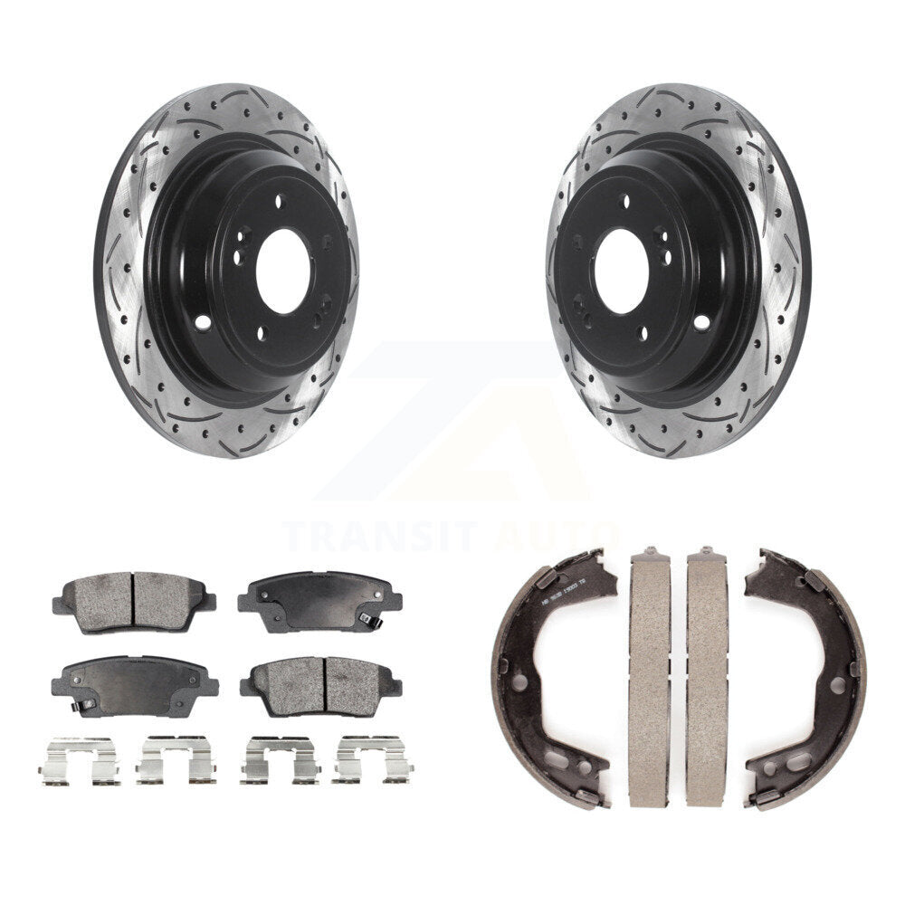 Performance Upgrade Brake Kit For 2011 Hyundai Genesis 3.8L Transit Auto
