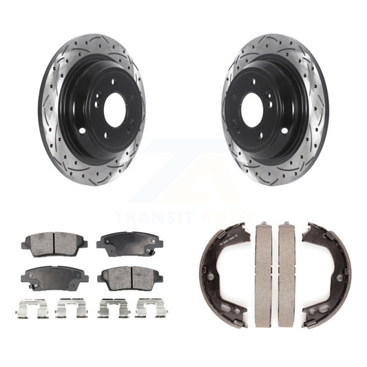 Performance Upgrade Brake Kit For 2011 Hyundai Genesis 3.8L Transit Auto