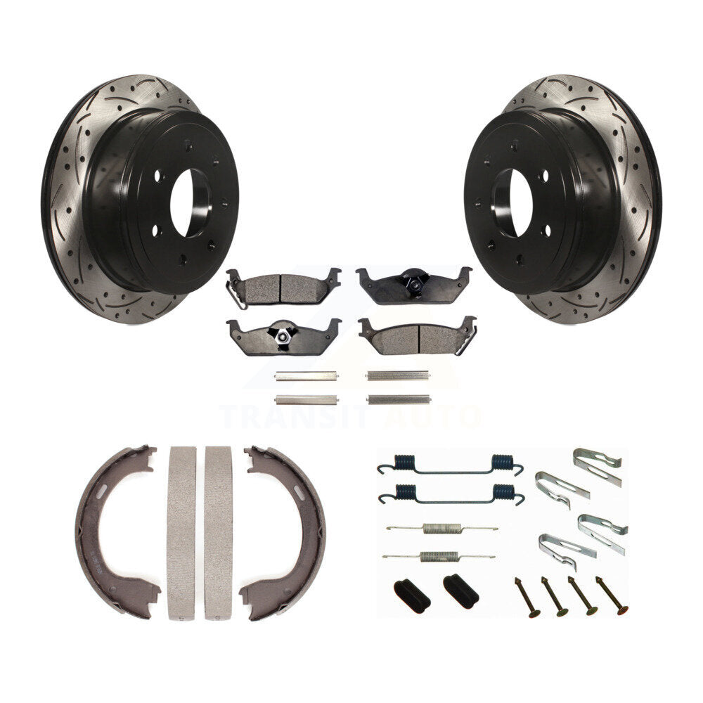 Performance Upgrade Brake Kit For 2011 Ford F-150 With 7 Lug Wheels KDT-100233 Transit Auto