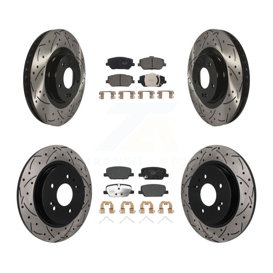 Performance Upgrade Brake Kit For 2019 Hyundai Santa Fe With Single Piston Front Caliper KDT-101822 Transit Auto
