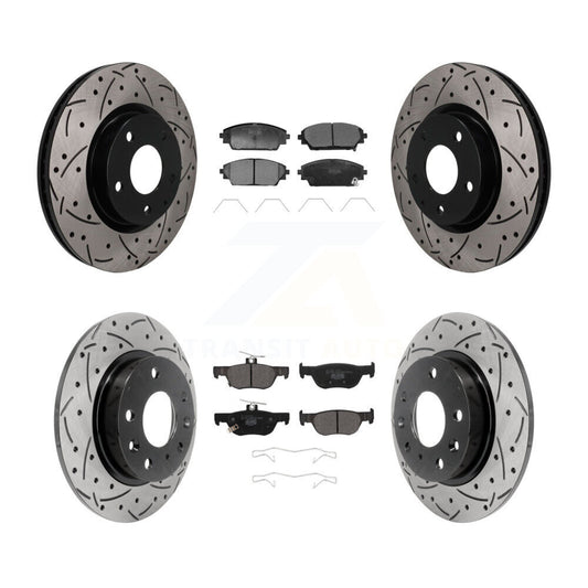 Performance Upgrade Brake Kit For 2025 Mazda CX-30 With 264mm Diameter Rear Rotor KDT-101830 Transit Auto