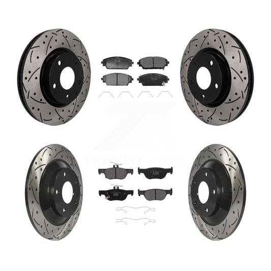 Performance Upgrade Brake Kit For 2024 Mazda CX-30 With 302mm Diameter Rear Rotor KDT-101831 Transit Auto