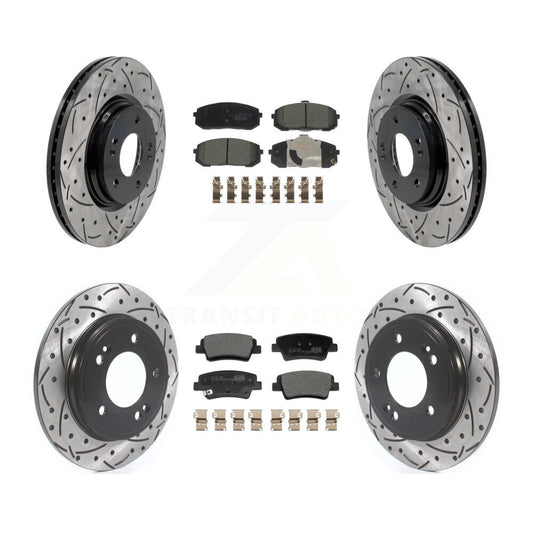 Performance Upgrade Brake Kit For 2024 Hyundai Elantra Turbocharged. With Manual Parking Brake KDT-101836 Transit Auto