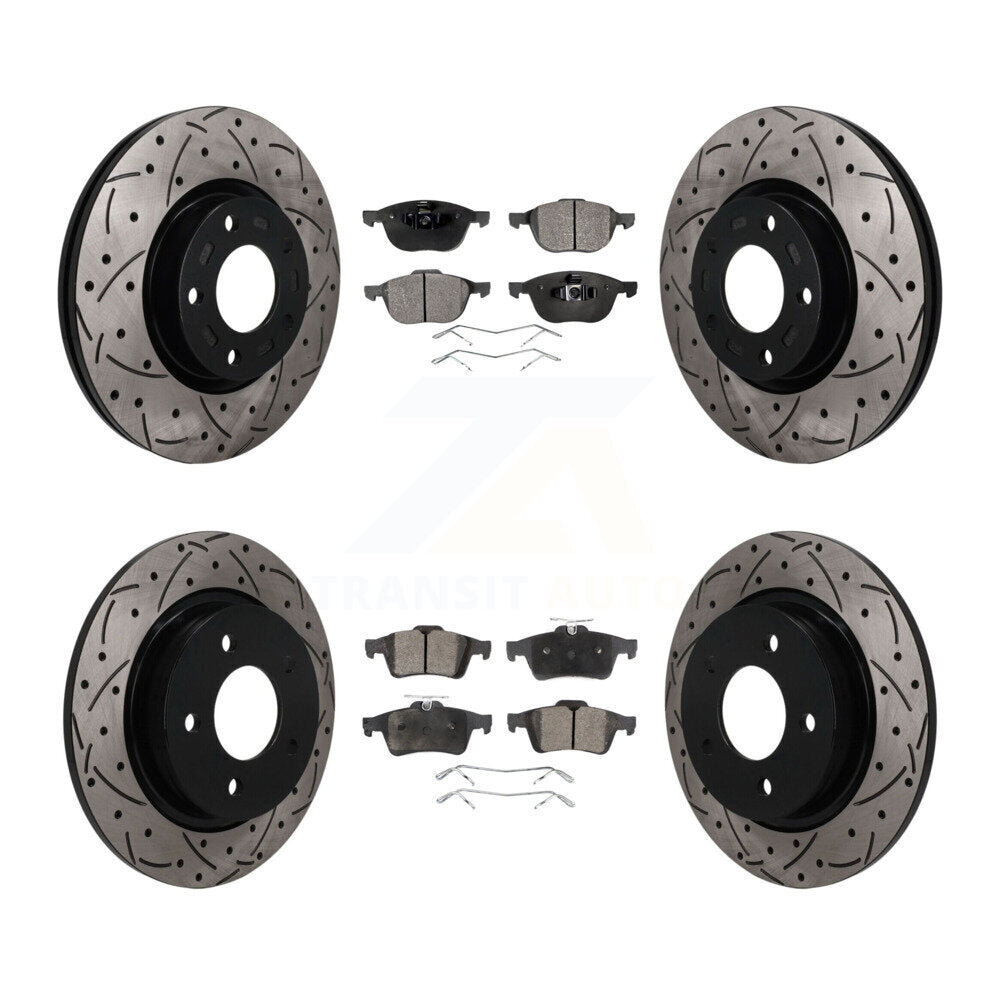 Performance Upgrade Brake Kit For 2004 Mazda 3 2.3L KDT-101838 Transit Auto