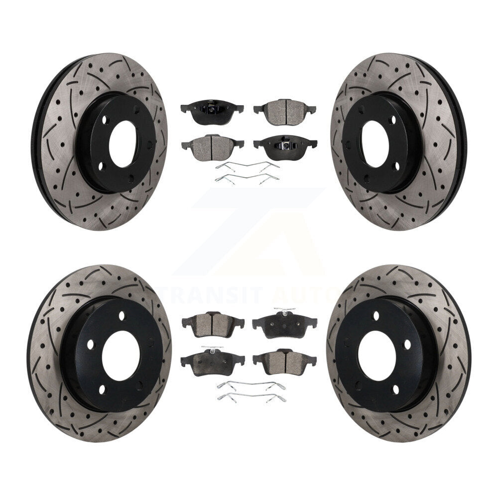 Performance Upgrade Brake Kit For 2007 Mazda 3 2.0L KDT-101839 Transit Auto