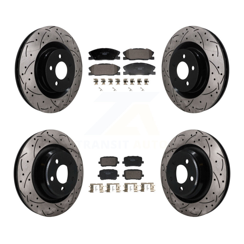 Performance Upgrade Brake Kit For 2015 Dodge Charger RWD and with 6.4L. With 370mm Diameter Front Rotor KDT-101843 Transit Auto