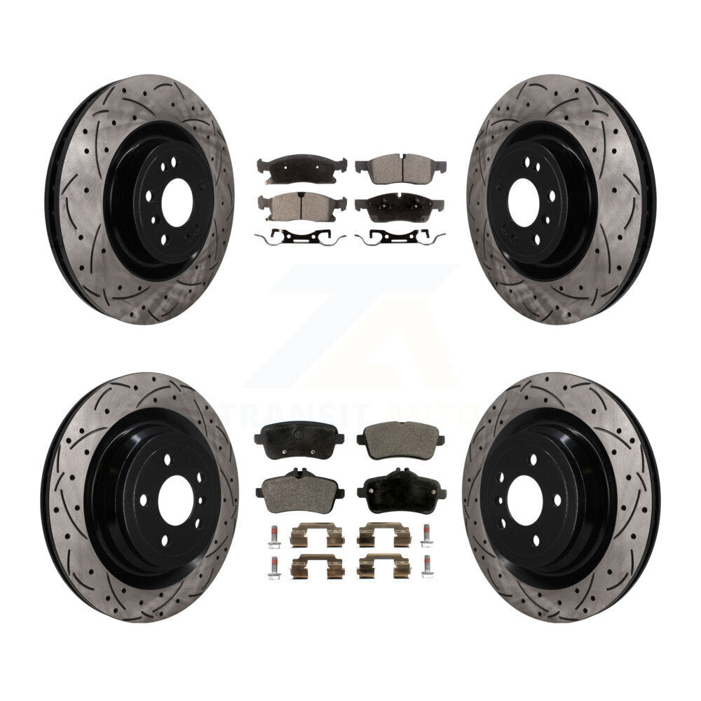 Performance Upgrade Brake Kit For 2013 Mercedes-Benz GL350 Without Sport Package KDT-101866 Transit Auto