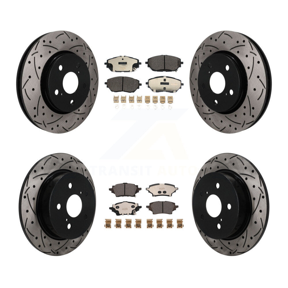 Performance Upgrade Brake Kit For 2021 Toyota C-HR With Electric Parking Brake and Excluding Vehicles Manufactured In Japan KDT-101873 Transit Auto
