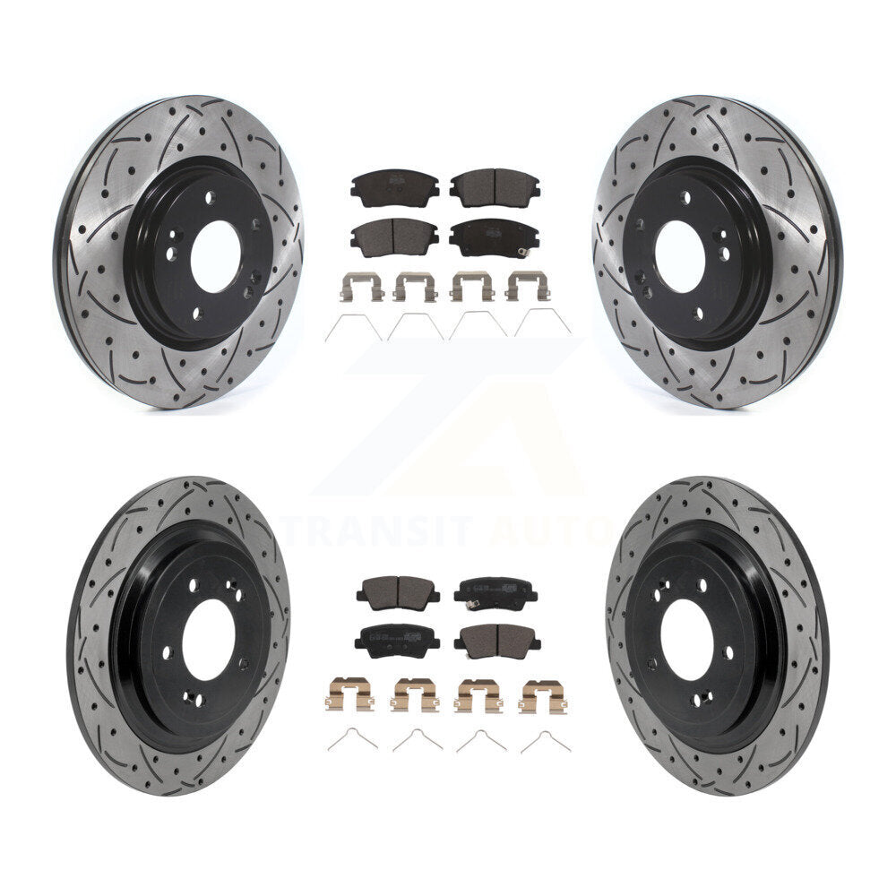Performance Upgrade Brake Kit For 2019 Hyundai Tucson With Electric Parking Brake KDT-101877 Transit Auto