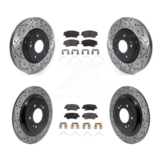 Performance Upgrade Brake Kit For 2017 Kia Sportage Naturally Aspirated. With Electric Parking Brake KDT-101877 Transit Auto
