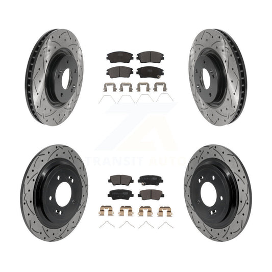 Performance Upgrade Brake Kit For 2017 Kia Sportage Turbocharged. With Electric Parking Brake KDT-101878 Transit Auto