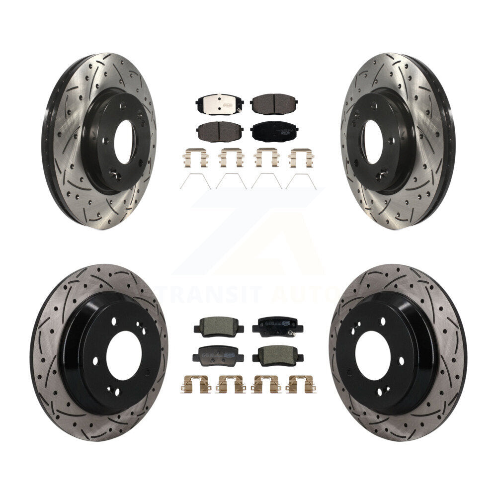 Performance Upgrade Brake Kit For 2025 Kia Seltos FWD. With Electric Parking Brake KDT-101892 Transit Auto