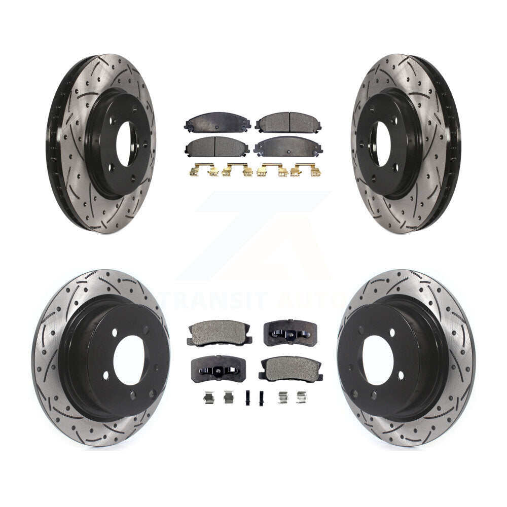 Performance Upgrade Brake Kit For 2008 Dodge Caliber SRT-4. With 276mm Diameter Front Rotor KDT-101901 Transit Auto