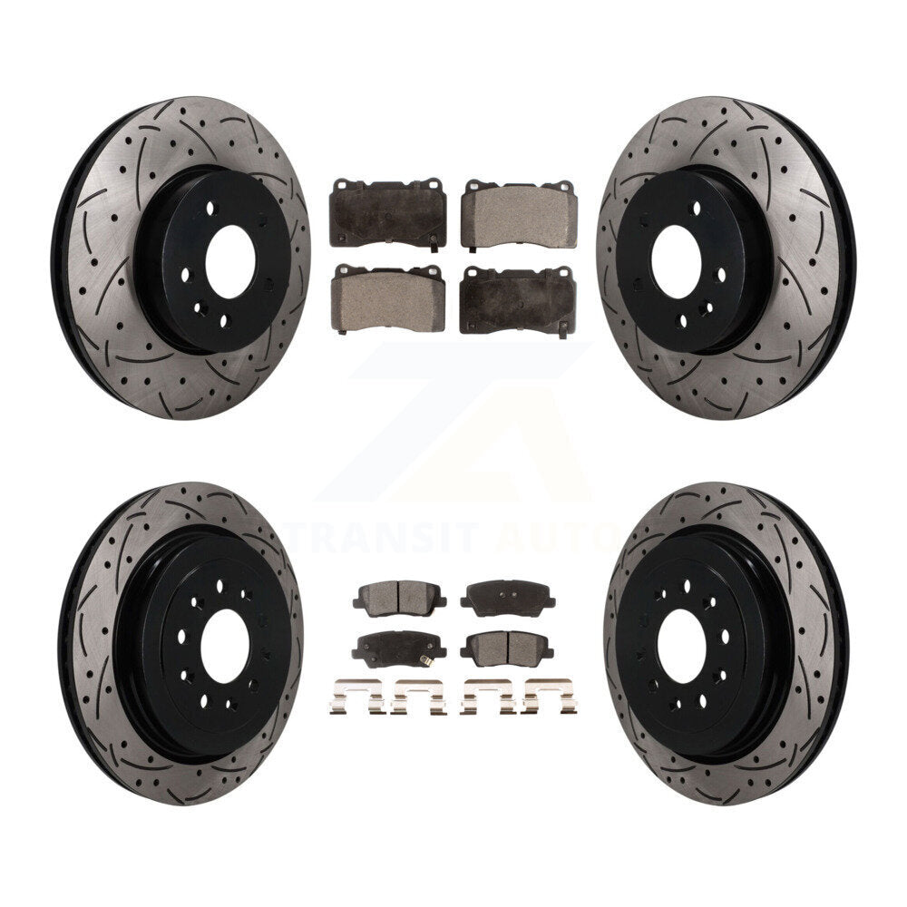 Performance Upgrade Brake Kit For 2015 Cadillac ATS With 321mm Diameter Front Rotor KDT-101904 Transit Auto