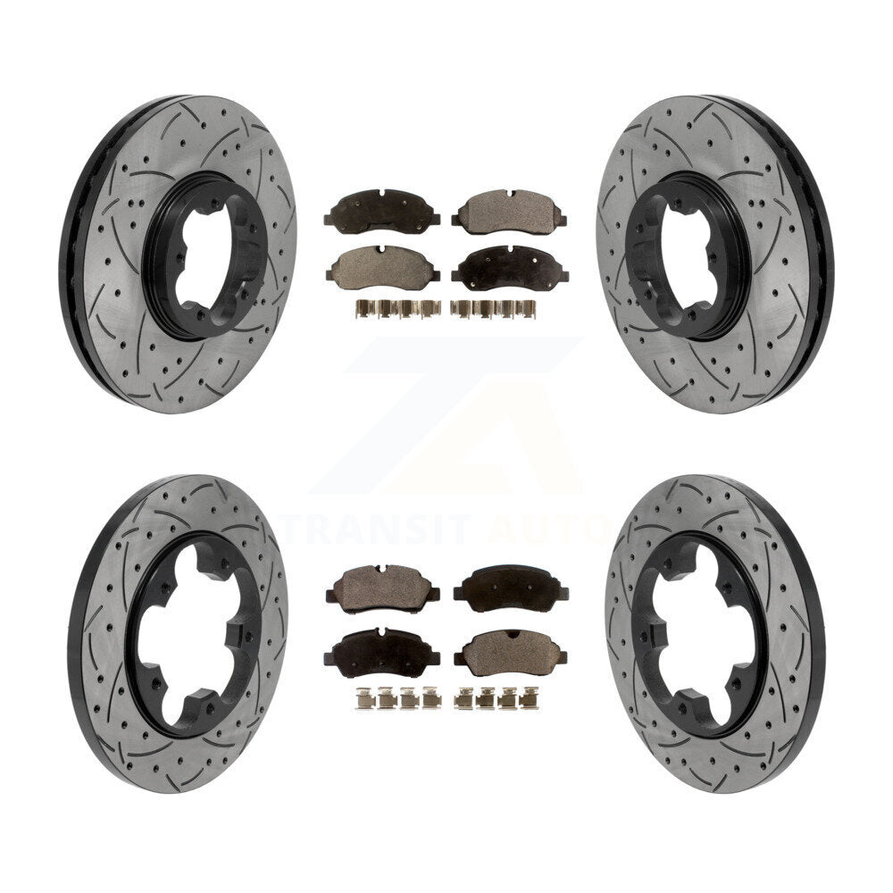 Performance Upgrade Brake Kit For 2015 Ford Transit-150 With 5 Lug Wheels and Without 4600 Lb Front Axle KDT-101905 Transit Auto