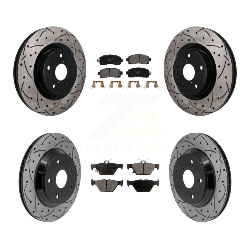 Performance Upgrade Brake Kit For 2022 Subaru Forester With 316mm Diameter Front Rotor KDT-101918 Transit Auto