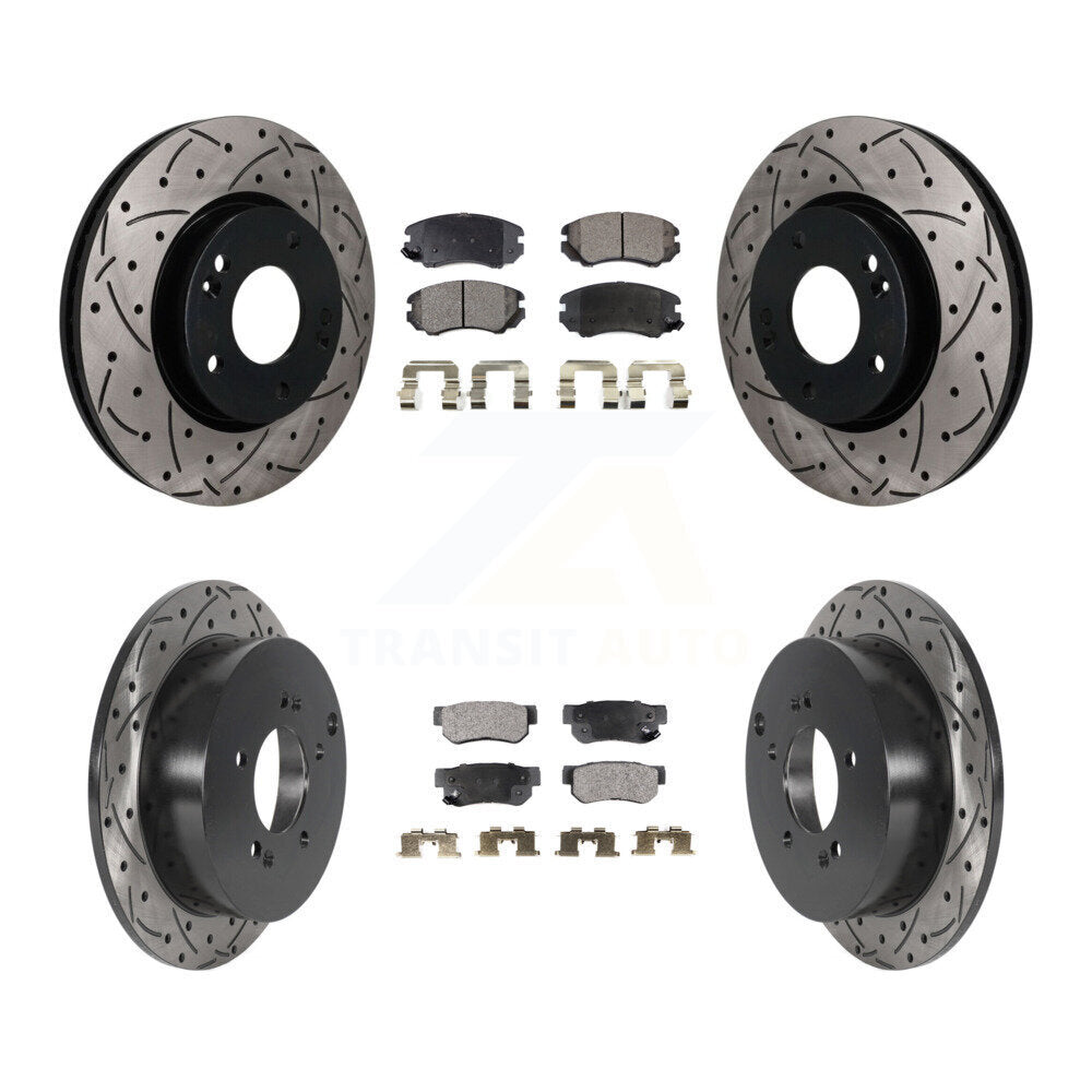Performance Upgrade Brake Kit For 2007 Hyundai Tucson 4WD KDT-101925 Transit Auto