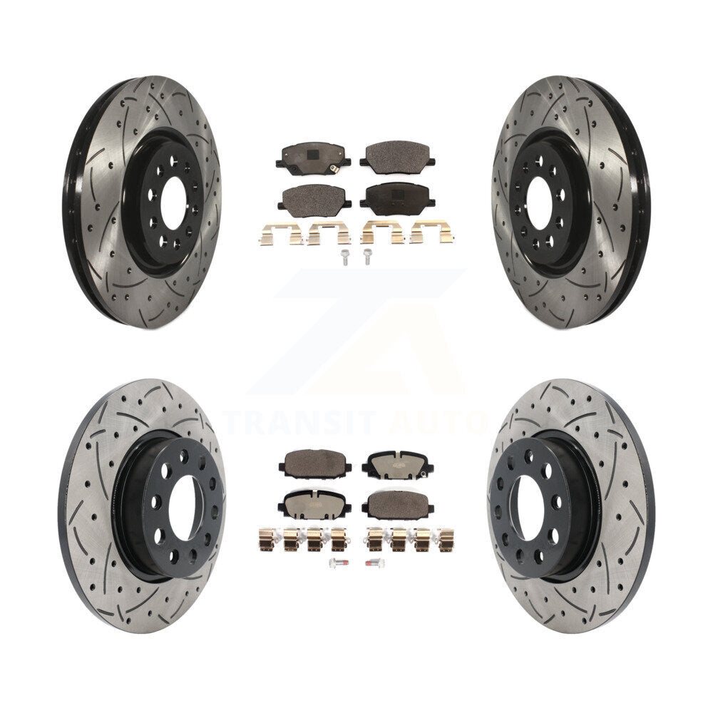 Performance Upgrade Brake Kit For 2023 Jeep Compass KDT-101928 Transit Auto