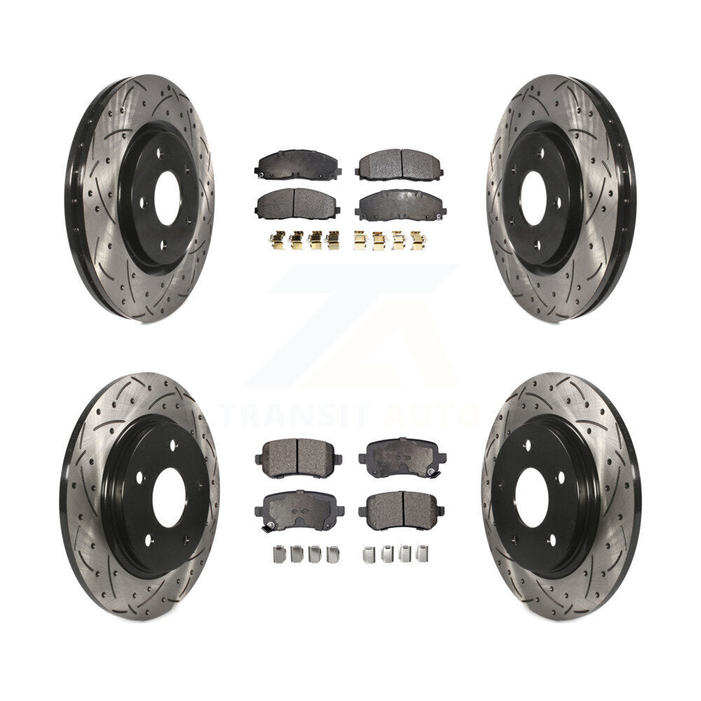 Performance Upgrade Brake Kit For 2010 Volkswagen Routan With 330mm Diameter Front Rotor KDT-101939 Transit Auto