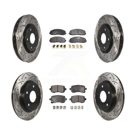 Performance Upgrade Brake Kit For 2009 Volkswagen Routan With 330mm Diameter Front Rotor KDT-101939 Transit Auto