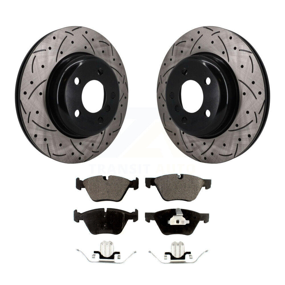 Performance Upgrade Brake Kit For 2014 BMW 528i Without Performance Brakes and With 330mm Diameter Front Rotor Transit Auto