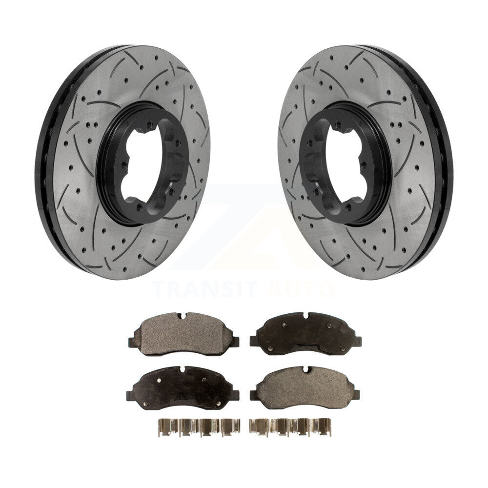 Performance Upgrade Brake Kit For 2015 Ford Transit-150 With 5 Lug Wheels and Without 4600 Lb Front Axle KDT-101905 Transit Auto