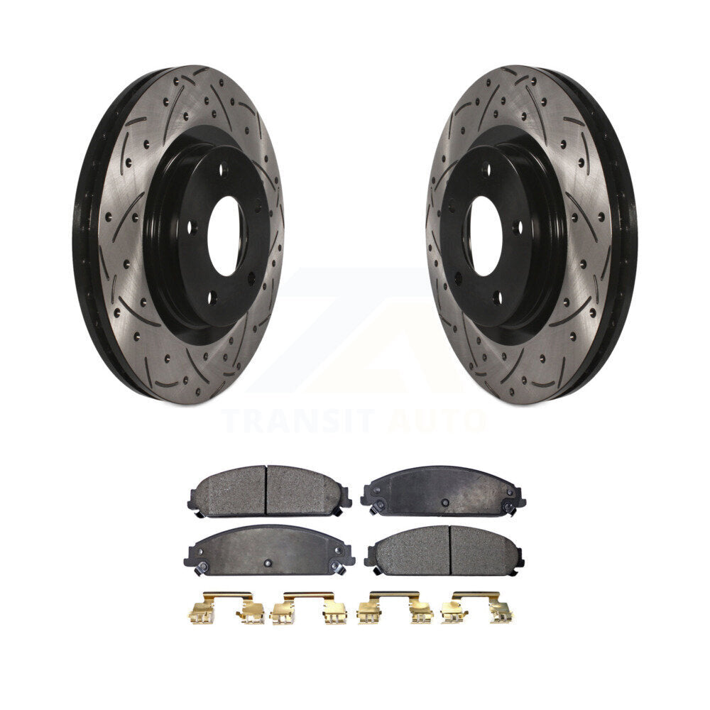 Performance Upgrade Brake Kit For 2008 Dodge Caliber SRT-4. With 294mm Diameter Front Rotor KDT-101900 Transit Auto